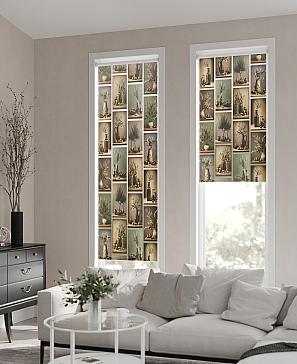 Рулонная штора. Оливы. ширина 52см.