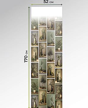 Рулонная штора. Оливы. ширина 52см.