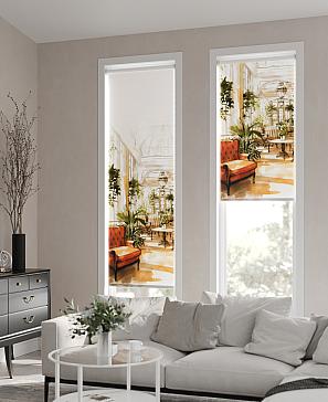 Рулонная штора. Галерея. ширина 52см.