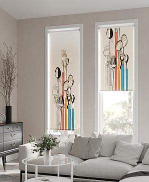 Рулонная штора. Приборы. ширина 52см.