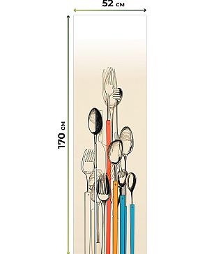 Рулонная штора «Приборы. ширина 52 см» | фото 3