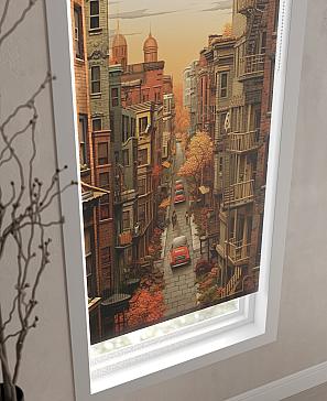 Рулонная штора. Улица. ширина 62см.