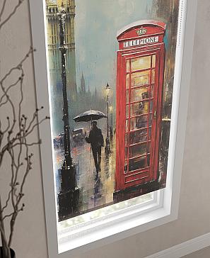 Рулонная штора. Будка. ширина 60см.