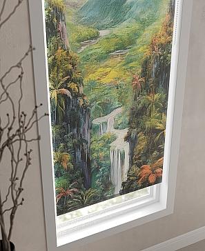 Рулонная штора. Водопад. ширина 62см.
