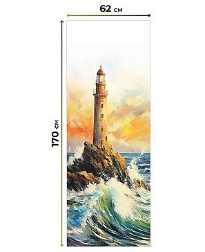 Рулонная штора. Маяк. ширина 62см.