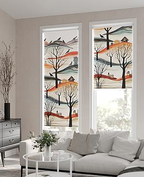 Рулонная штора. Парк2. ширина 62см.