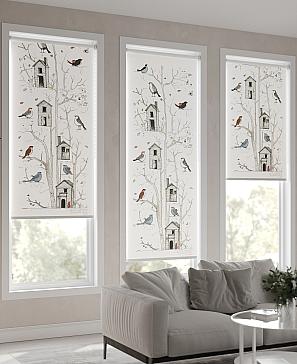 Рулонная штора «Бёрдс. ширина 62см.» | фото 3