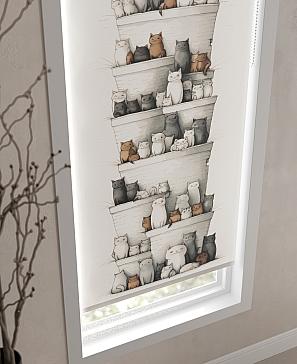 Рулонная штора.Мурмяв. ширина 62см.