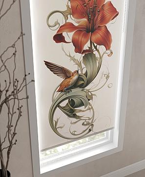 Рулонная штора.Лили. ширина 62см.