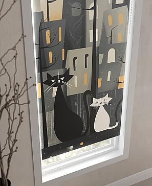 Рулонная штора.Парче. ширина 62см.