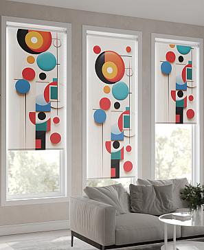 Рулонная штора.Круме. ширина 62см.