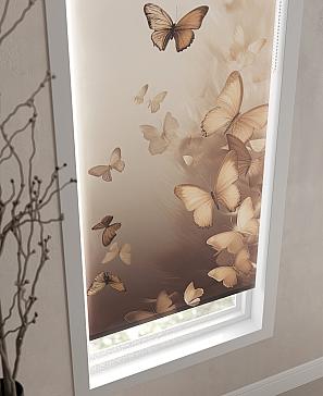 Рулонная штора.Марипоса. ширина 62см.