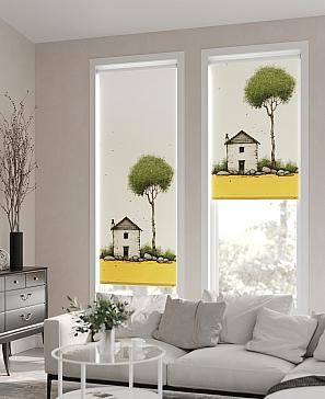 Рулонная штора.Алдея. ширина 62см.