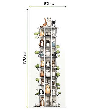 Рулонная штора. Татуи. ширина 62см.