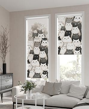 Рулонная штора. Гатос. ширина 62см.