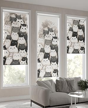 Рулонная штора. Гатос. ширина 62см.