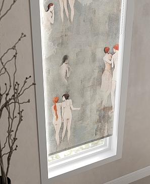 Рулонная штора. Ню. ширина 52см.