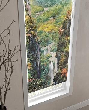 Рулонная штора.Каскада. ширина 52см.