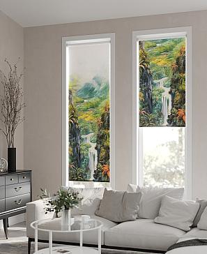 Рулонная штора.Каскада. ширина 52см.