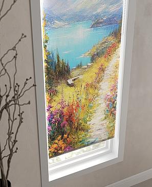 Рулонная штора.Прадо. ширина 52см.