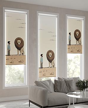 Рулонная штора «Леон. ширина 52 см» | фото 3