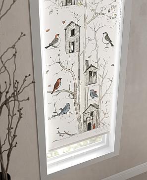 Рулонная штора.Бёрдс. ширина 52см.