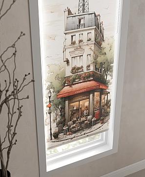 Рулонная штора.Паризэ. ширина 52см.