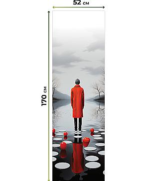 Рулонная штора.Сплин. ширина 52см.