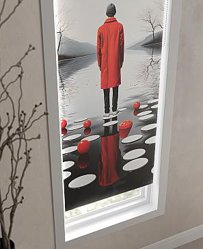 Рулонная штора.Сплин. ширина 52см.