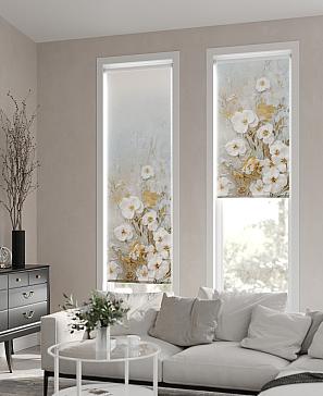 Рулонная штора.Ботон. ширина 52см.