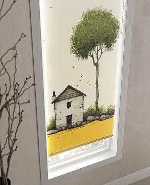 Рулонная штора.Алдея. ширина 52см.