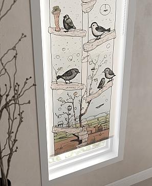 Рулонная штора.Нинора. ширина 52см.