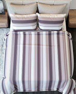 Комплект штор «Кипрус» пыльно фиолетового цвета