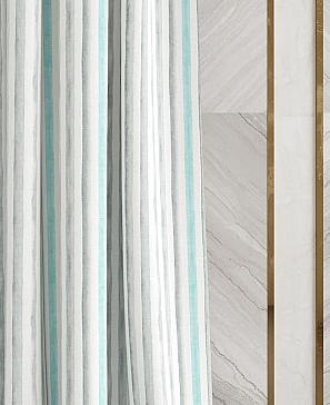 Комплект штор «Анжелис» серо-бирюзового цвета