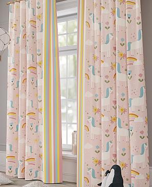 Комплект штор «Единорожки (персиковый)» | фото 3