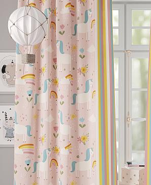 Комплект штор «Единорожки (персиковый)» | фото 2