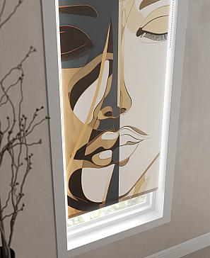 Рулонная штора «Ранфианс - ширина 52 см»