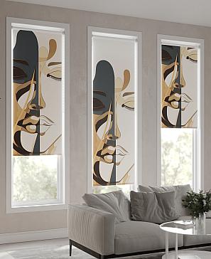 Рулонная штора «Ранфианс - ширина 52 см»