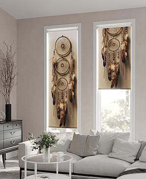 Рулонная штора «Шенволс - ширина 52 см»