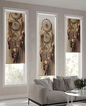 Рулонная штора «Шенволс - ширина 52 см»