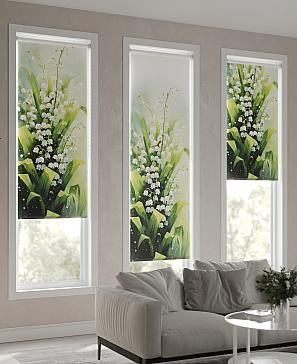 Рулонная штора «Ландифер - ширина 52 см»