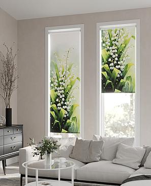 Рулонная штора «Ландифер - ширина 52 см»