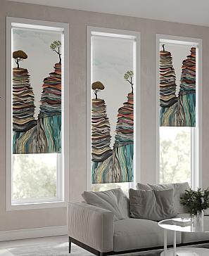 Рулонная штора «Нортиолс - ширина 52 см»