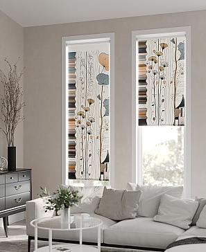 Рулонная штора «Ритенирис - ширина 52 см»