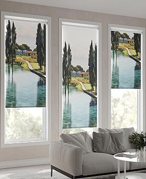 Рулонная штора «Нервирас - ширина 62см»