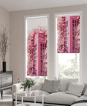 Рулонная штора «Шенвилс - ширина 62см»