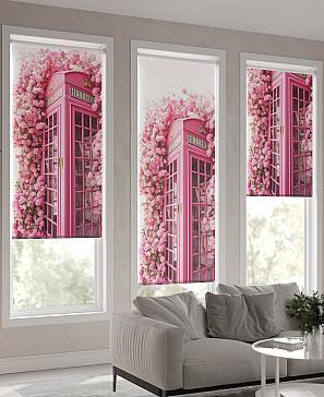 Рулонная штора «Шенвилс - ширина 62см»