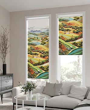 Рулонная штора «Риневиорс - ширина 62см»