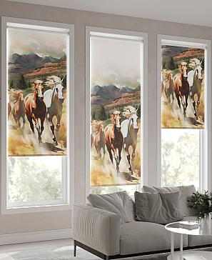 Рулонная штора «Генролис - ширина 62см»