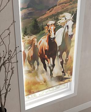 Рулонная штора «Генролис - ширина 62см»